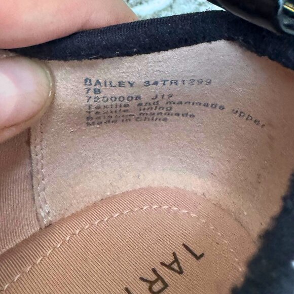 Taryn Rose Leopard Print Patent Cap Toe Ballet Flats Women’s 7B - Picture 3 of 6